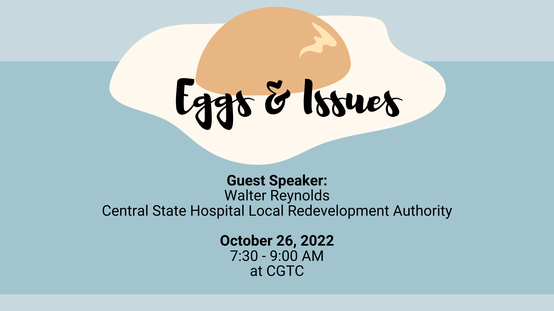 Eggs & Issues Walter Reynolds MilledgevilleBaldwin County Chamber